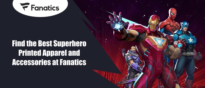Marvel Fan? Find the Best Superhero Printed Apparel and Accessories at Fanatics.