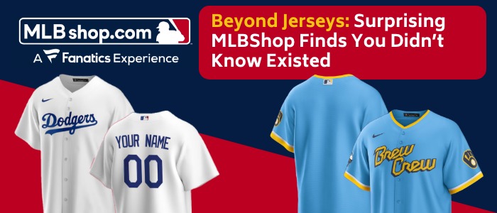 Beyond the Jersey: Surprising Products You May Not Have Even Thought of on MLBShop