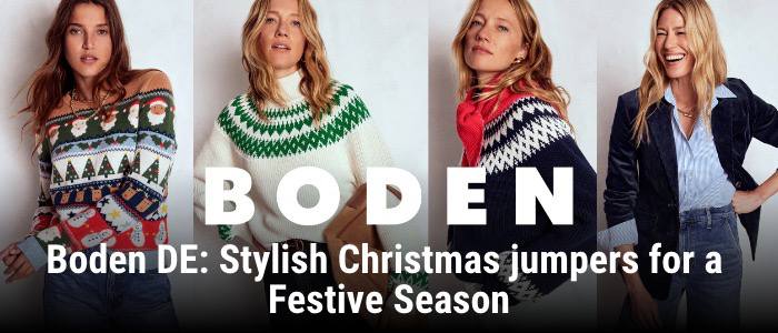 Boden DE: Stylish Christmas jumpers for a Festive Season