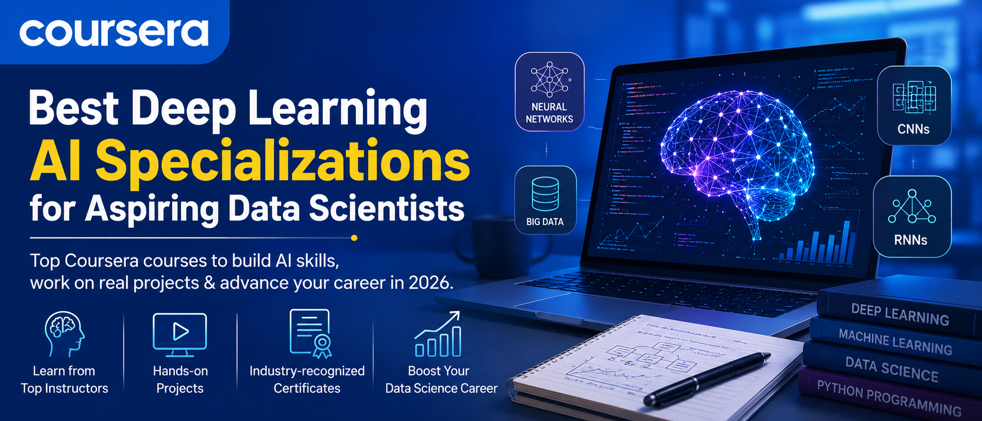 Best Deep Learning AI Specializations for Aspiring Data Scientists