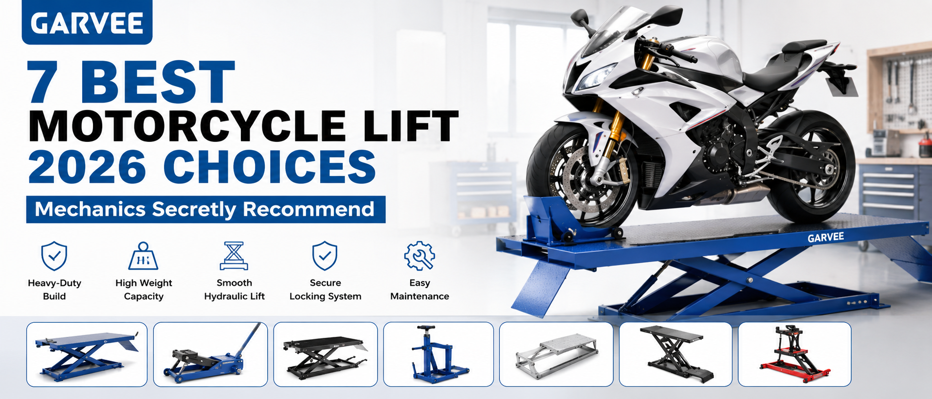 7 Best Motorcycle Lift 2026 Choices Mechanics Secretly Recommend