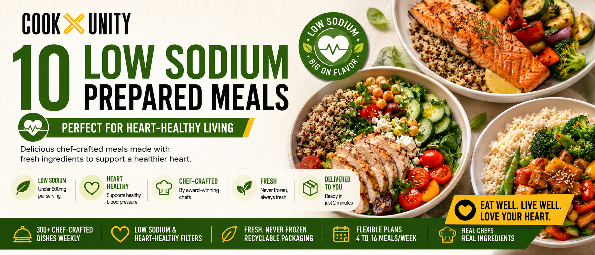 10 Low Sodium Prepared Meals Perfect for Heart-Healthy Living