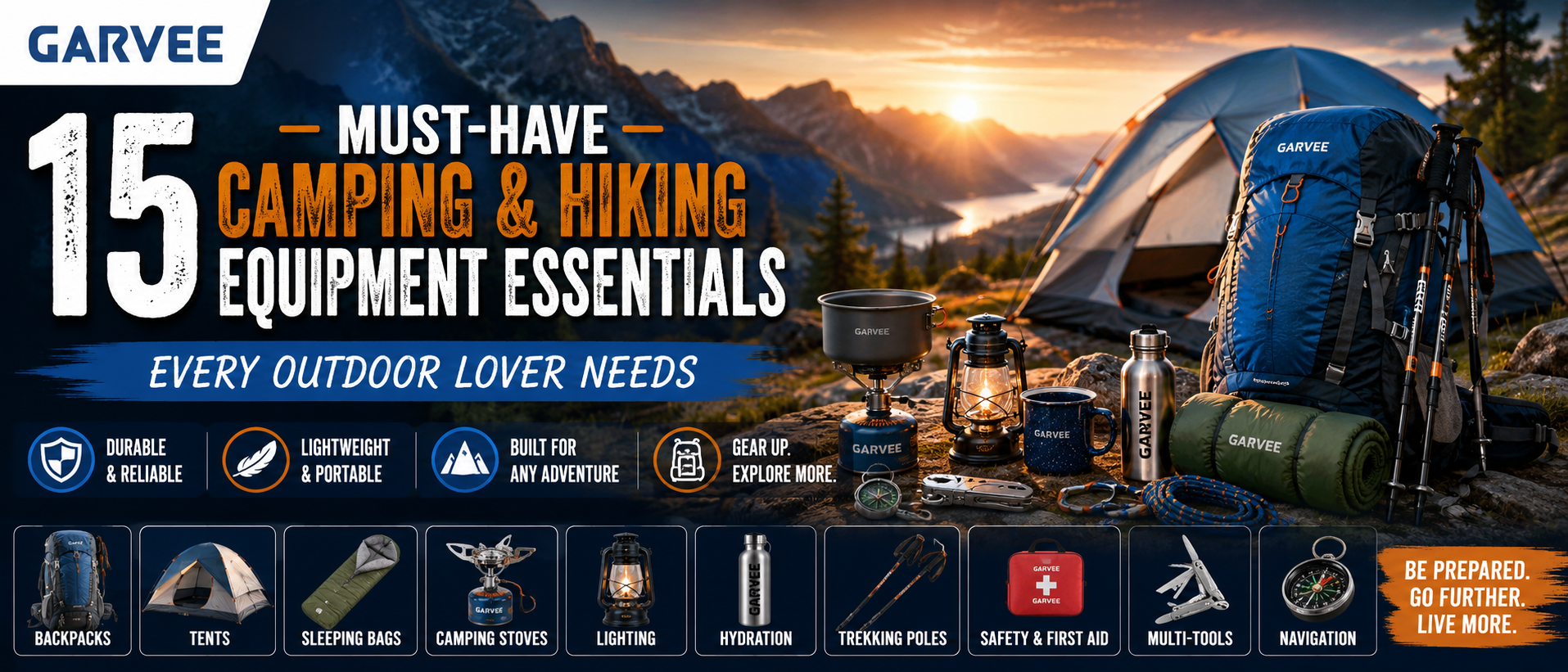 15 Must-Have Camping & Hiking Equipment Essentials Every Outdoor Lover Needs