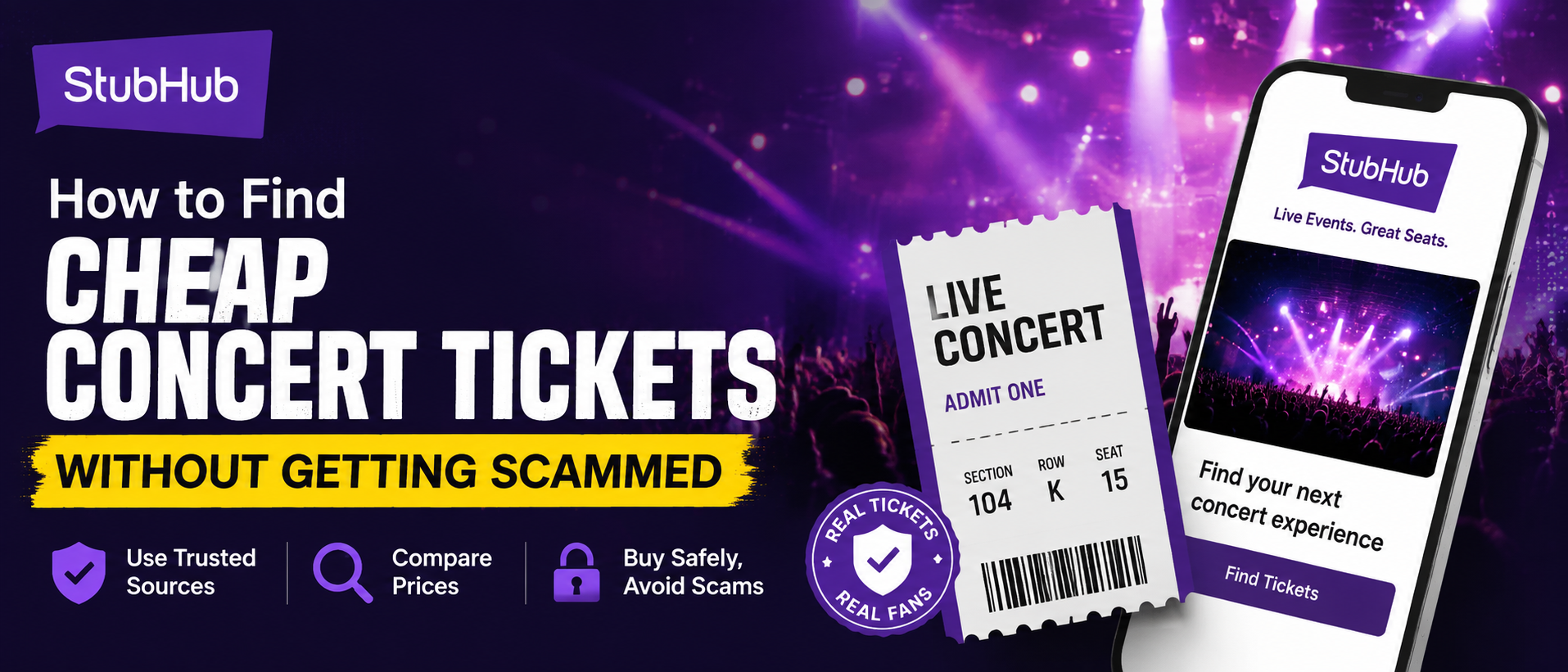 How to Find Cheap Concert Tickets Without Getting Scammed