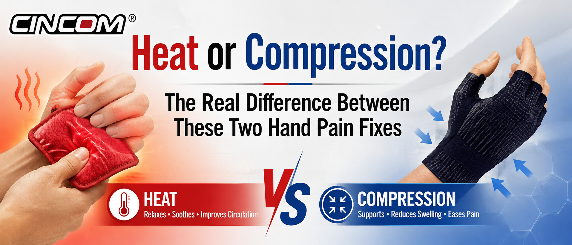 Heat or Compression? The Real Difference Between These Two Hand Pain Fixes
