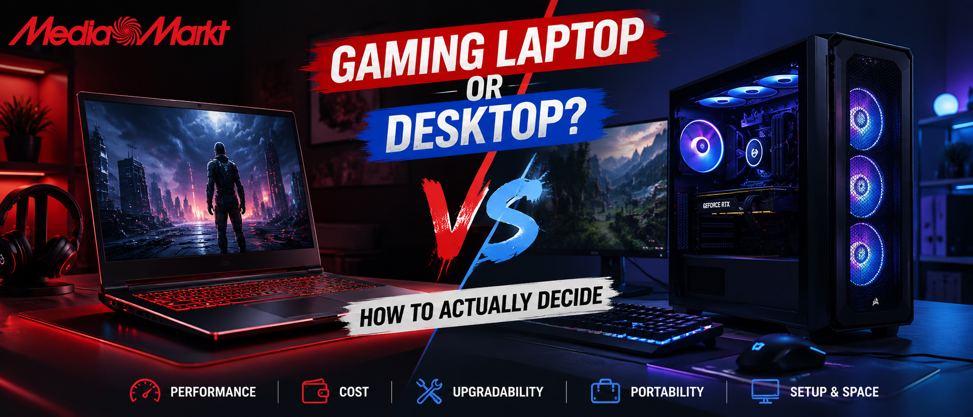Gaming Laptop or Desktop? How to Actually Decide