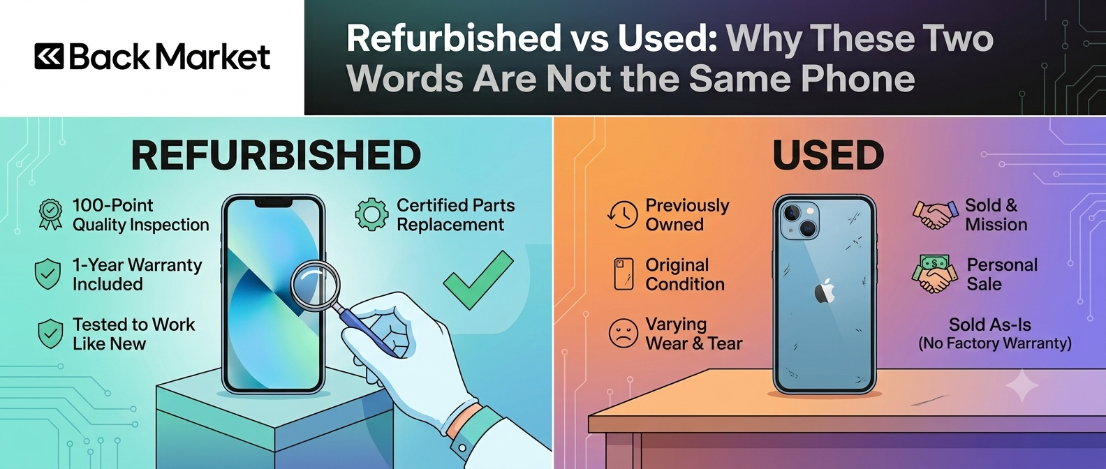 Refurbished vs Used: Why These Two Words Are Not the Same Phone